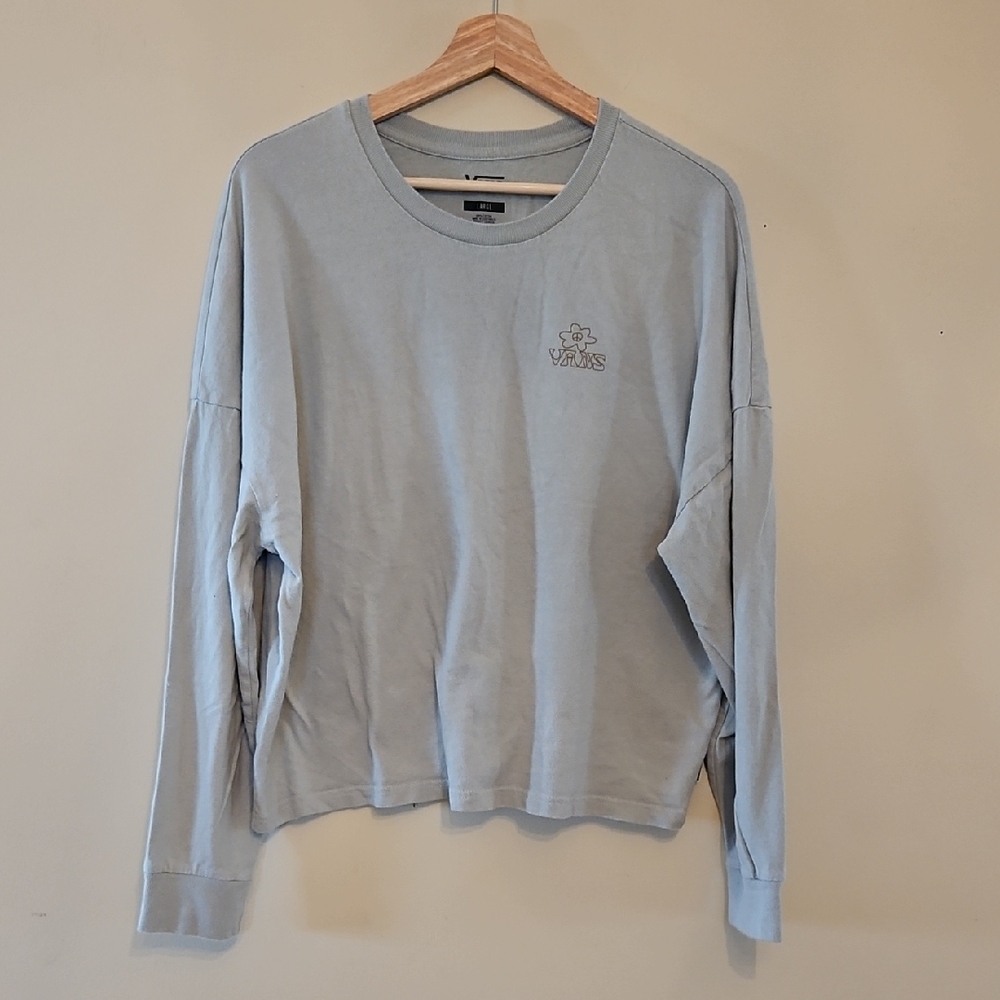 VANS Cropped Long Sleeve Top